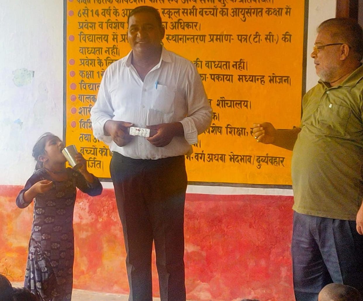 Officers got medicine to prevent filariasis