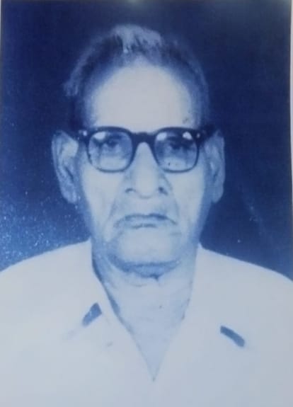 स्वतंत्रता संग्राम सेनानी विद्यादीन तिवारी की फाइल फ़ोटो।संवाद