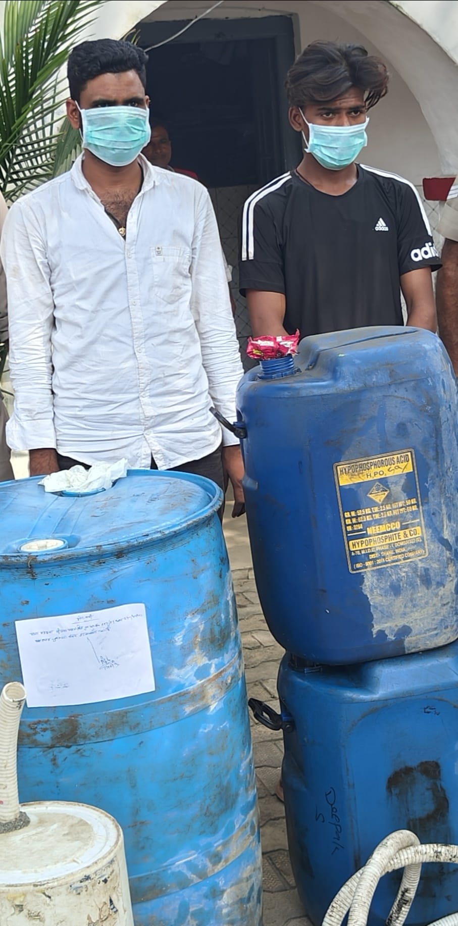 Police disclosed diesel theft, two arrested