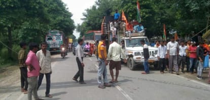 Broken high tension line on Amla Road, Kanwariyas narrowly escaped