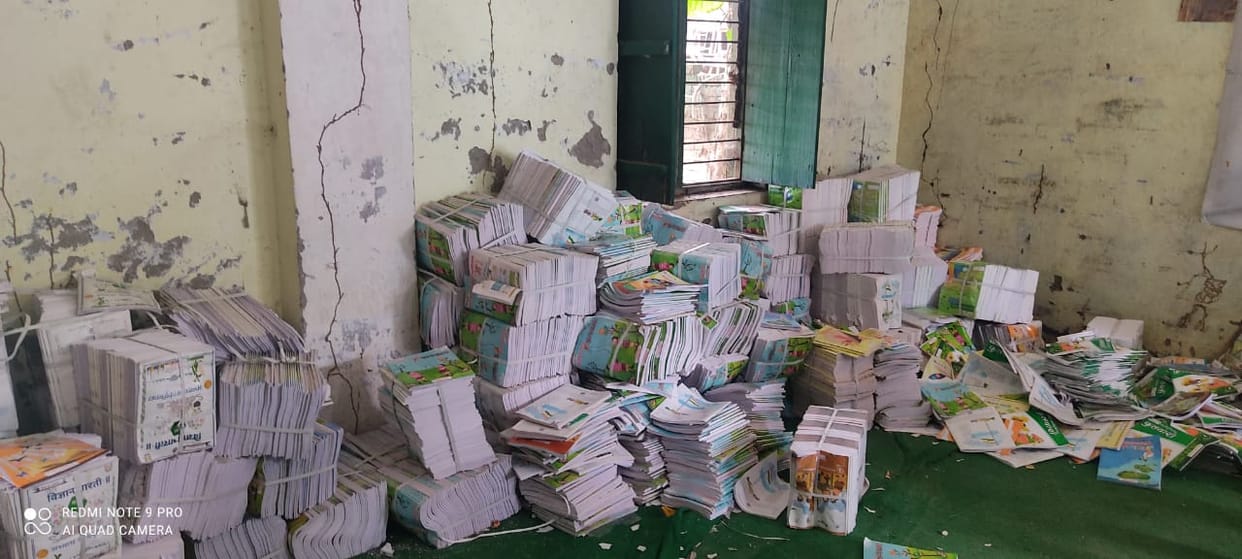 Books meant for children were found scattered in the BRC room