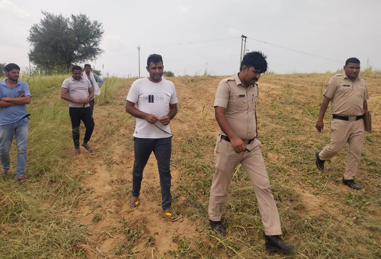 Farmer's bajra crop destroyed by driving a tractor, police reached the spot after information