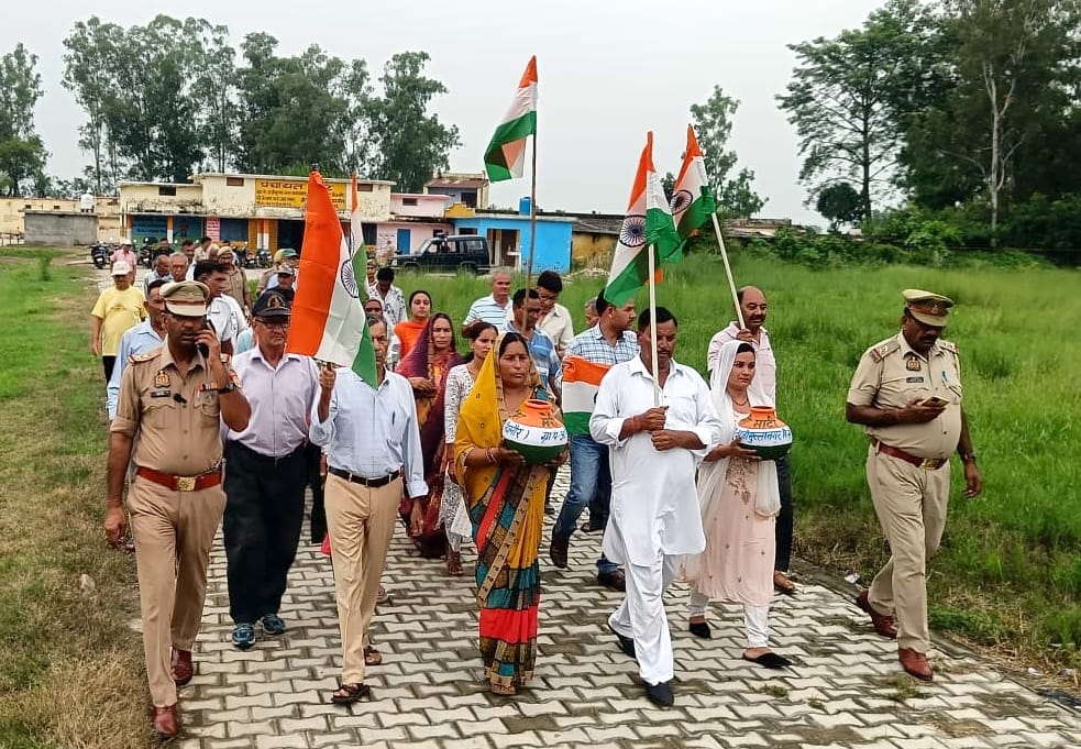 Tiranga Yatra taken out under Amrit Mahotsav