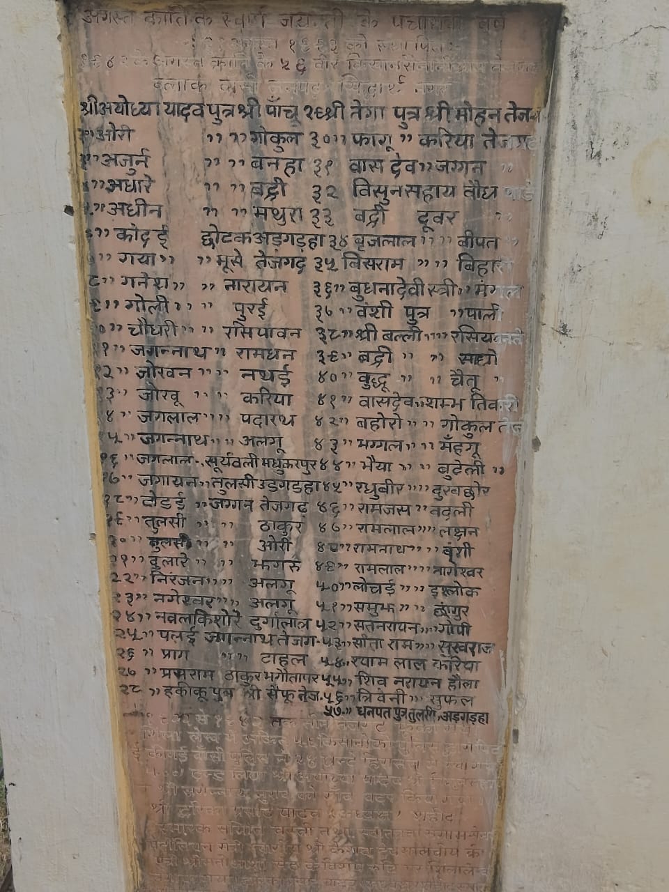 The British burnt Tejgarh village three times, yet the spirit did not break