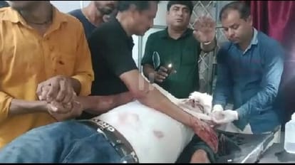 Bike riders shot a young man in Babujai locality, referred to Bareilly
