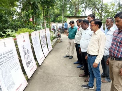 The memories of the partition of the country were refreshed in the exhibition