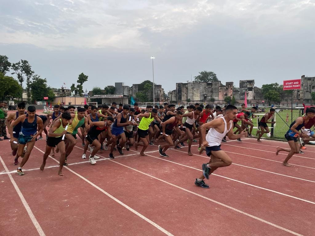 Youth of Meerut showed strength in Agniveer recruitment