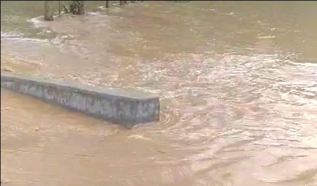 Rivers of Chilkana region are in spate, crops submerged