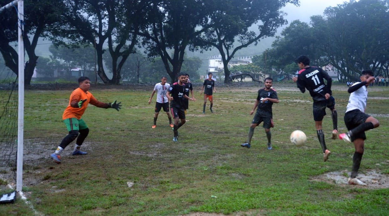 Football match in dharchula