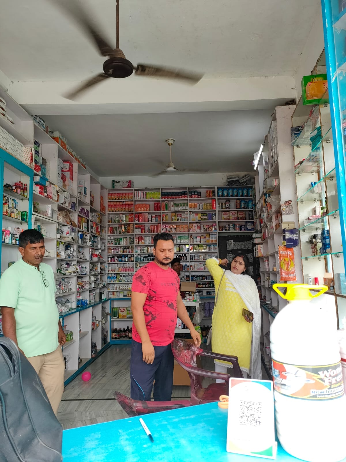 Drug inspector raided, took many samples of medicines