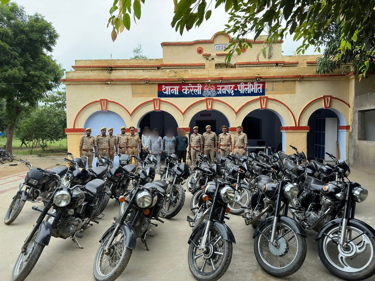Four bike thieves arrested, 25 bikes recovered