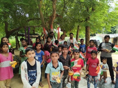 Children of Butcher area took part in essay and painting