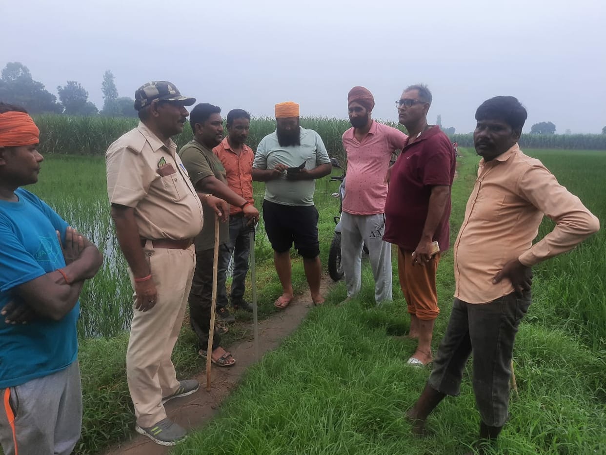 Tiger reached near Indira Nagar village population, panic
