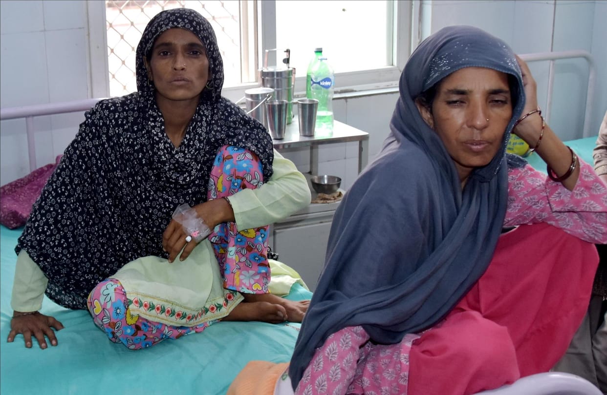 Child theft from District Women's Hospital, ruckus