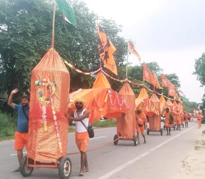 This time the 101 feet Kanwar... Jalabhishek will be held in Bhojipura