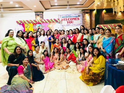 Women dance on the songs of Sawan