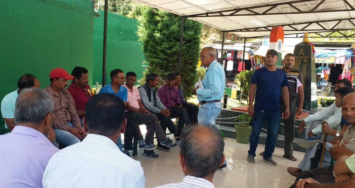 Traders protest against house tax in Bedinag