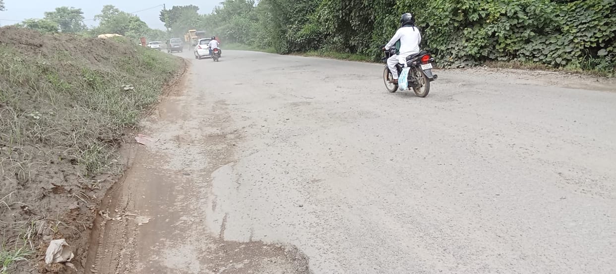 The bridge is unable to be built, the pits of the road have also become fatal