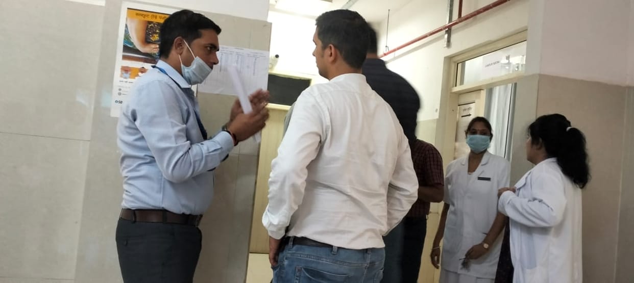 The government team saw the arrangement in the hospital