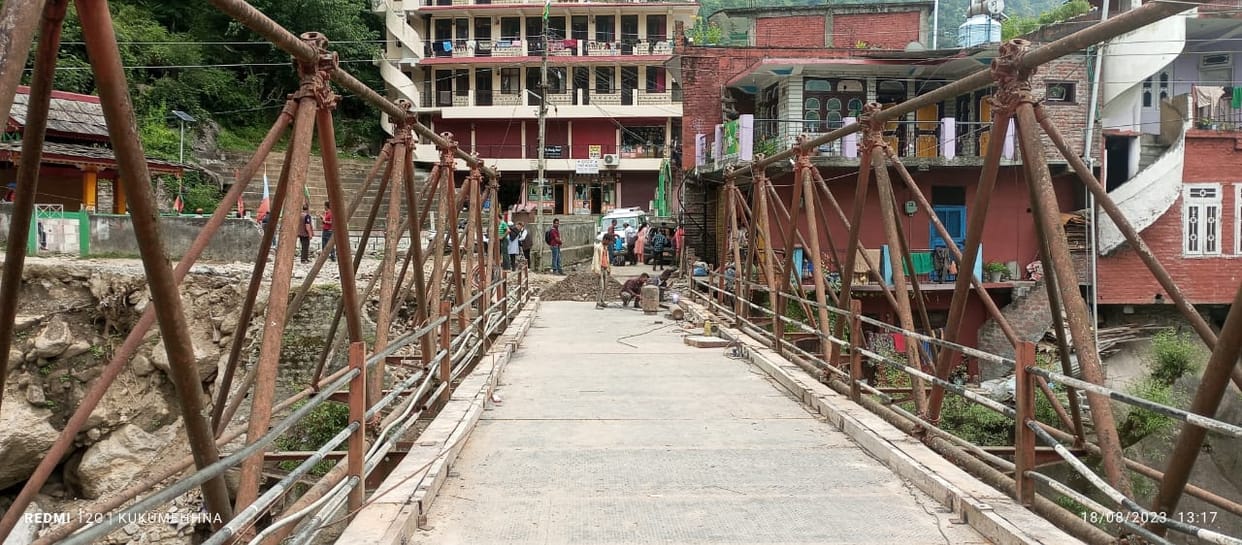 Gushaini bridge ready for movement after one month
