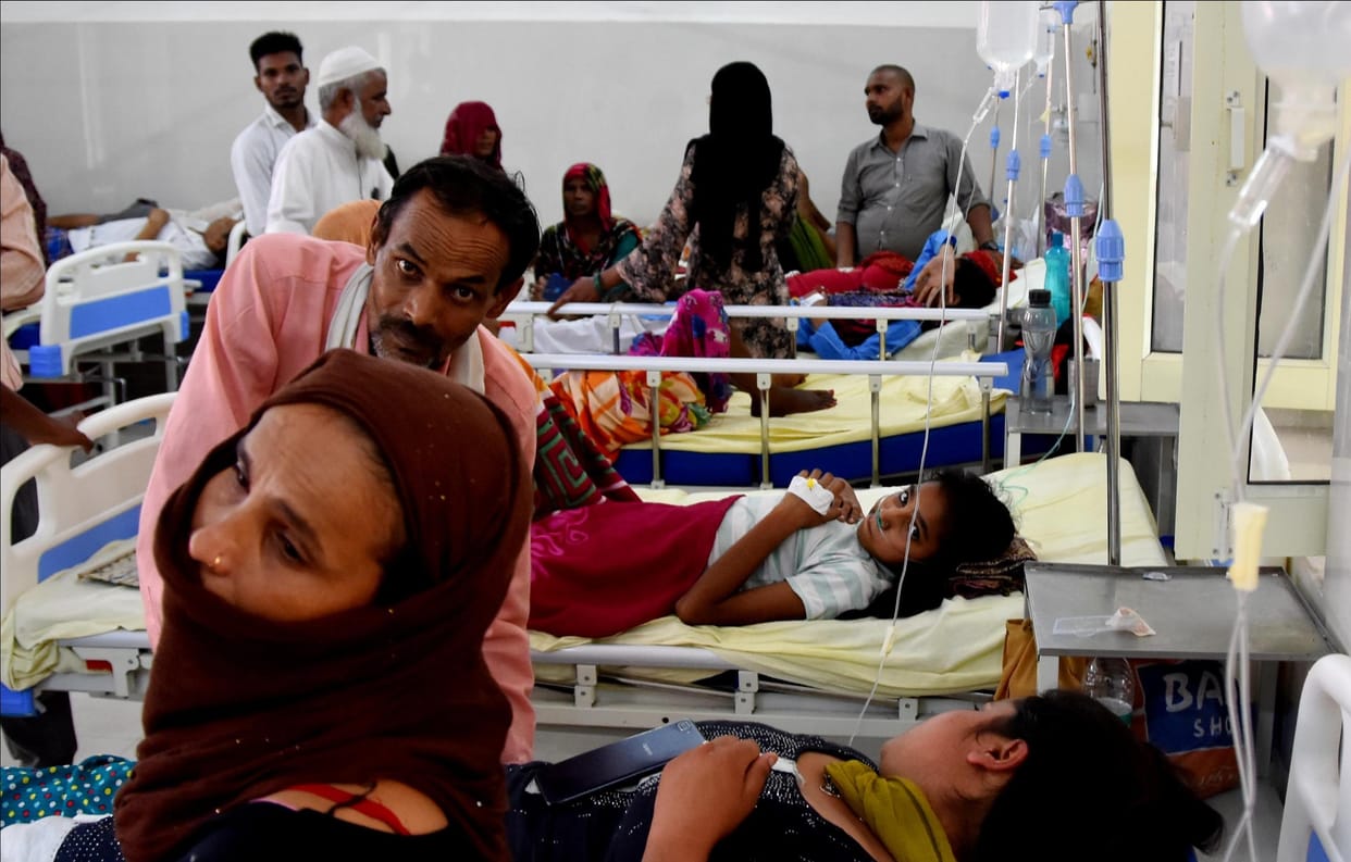Hit by viral fever, sick in every house