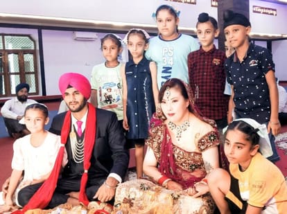 South Korea's Kim Boh Ni became the bride of Puwayan's Sukhjeet