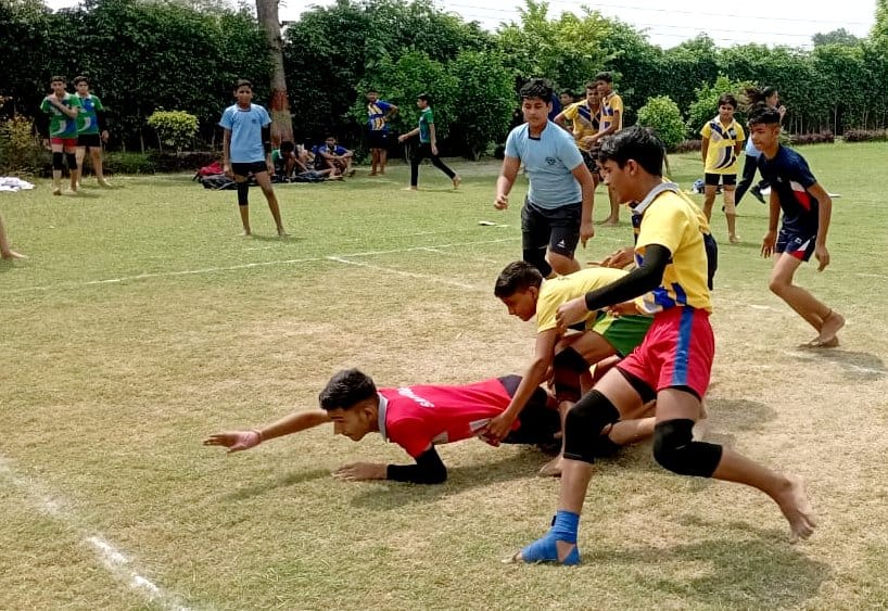 Ravi and Ganga House became the winners in the Kabaddi competition