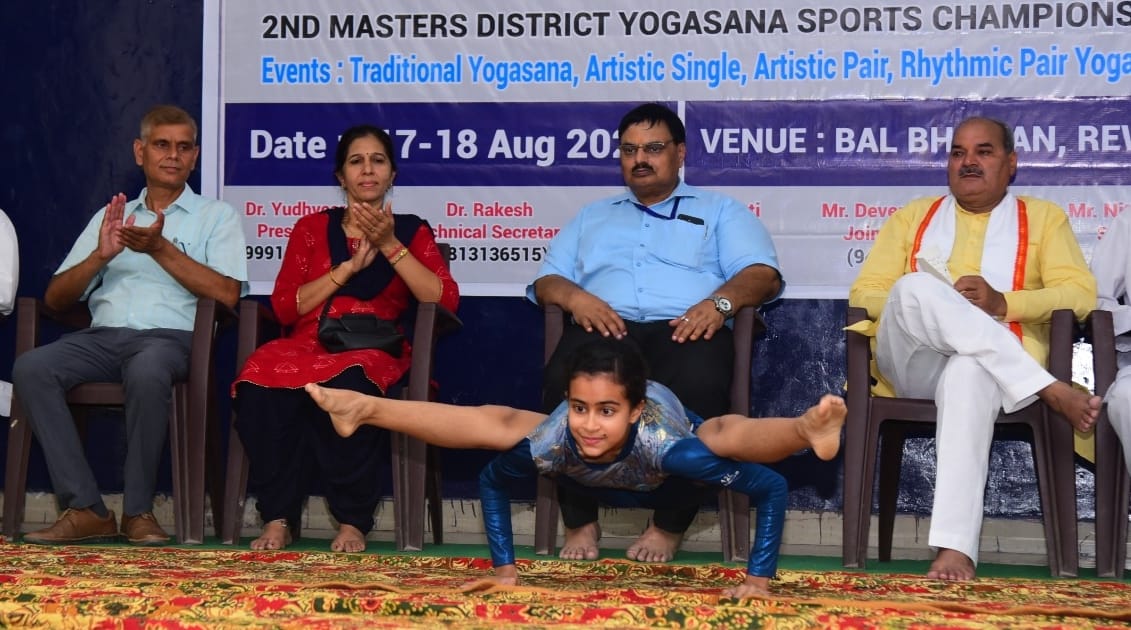 Youth showed strength in yoga competition