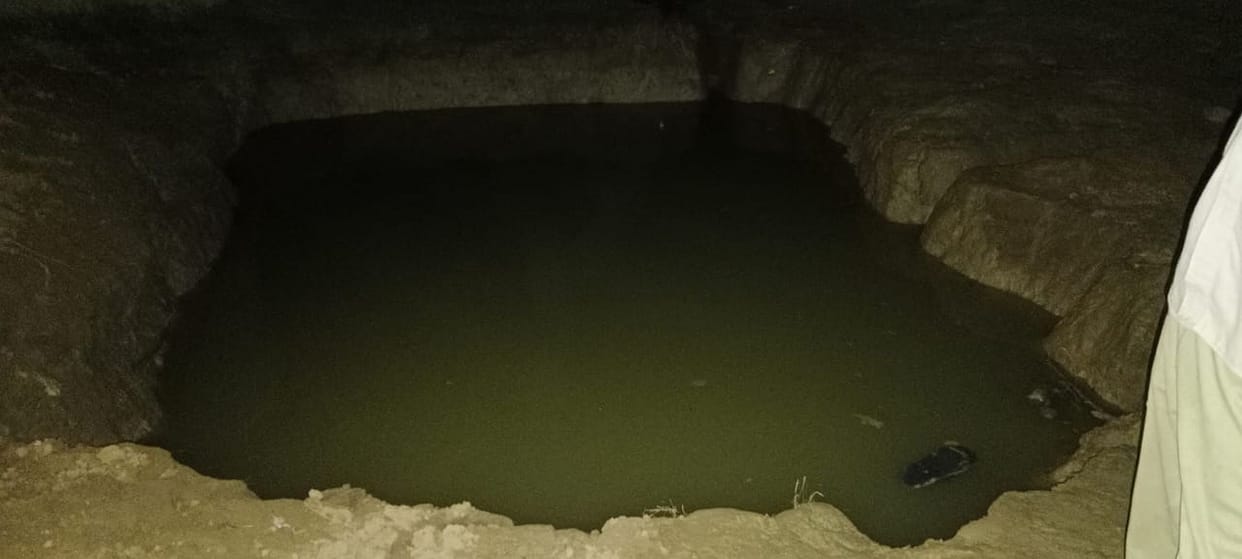 Innocent fell in the pit dug for boring, died