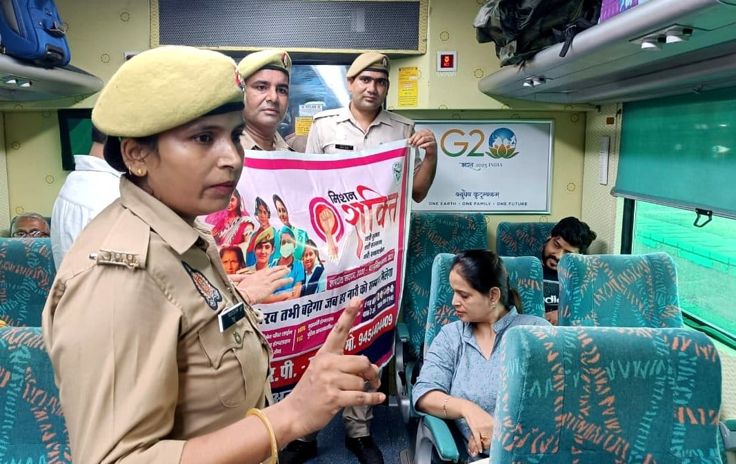 GRP made women passengers aware at railway station