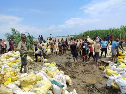 Cutting slowed down, villagers got relief