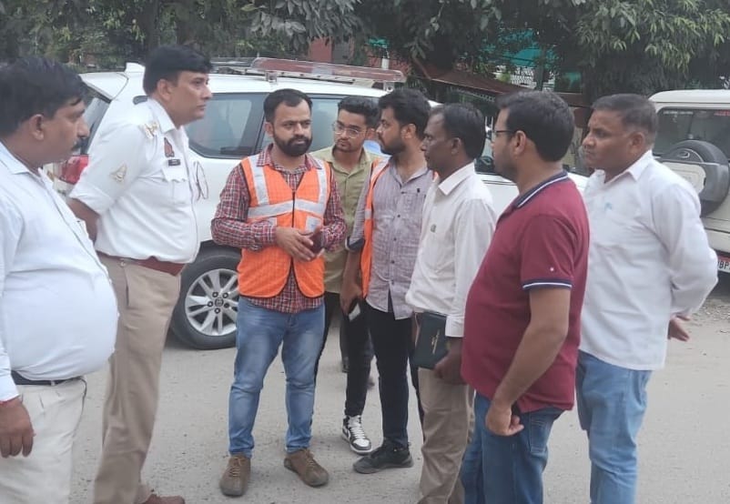 IIT Delhi team inspected the black spot
