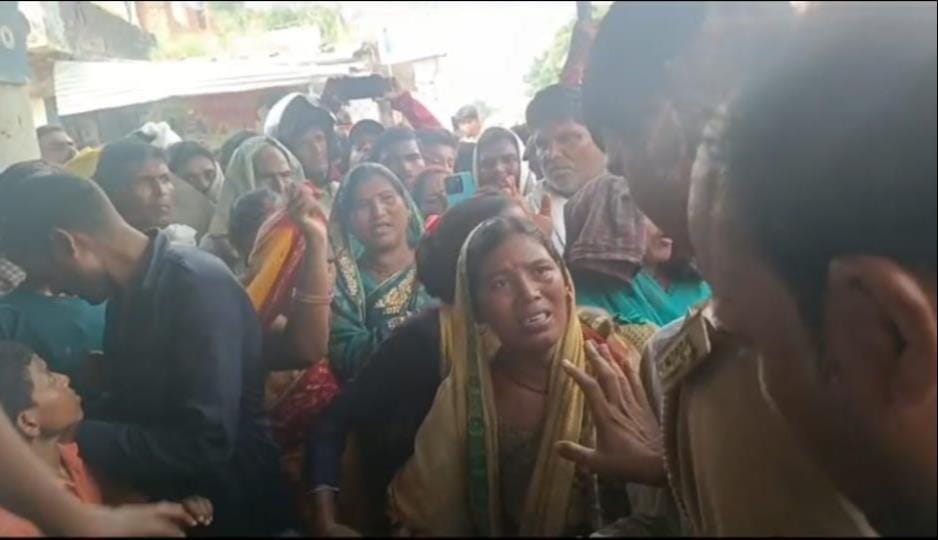 Death due to drowning in pond By keeping dead body on road