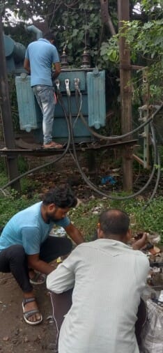 Supply disrupted due to fault in transformer