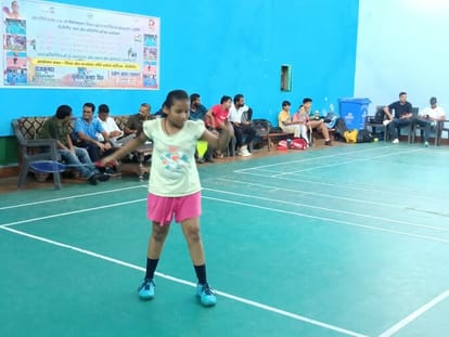 Vardhanraj, Prajwal won the match in boys doubles category