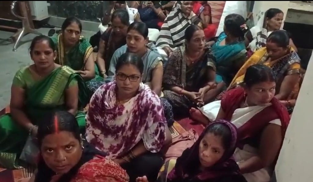 anganbadi worker agitation