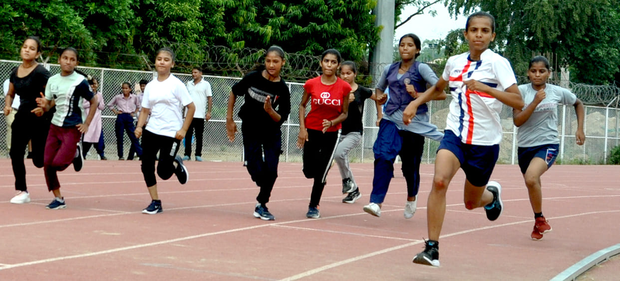 Garima in shotput and Vandana first in long jump