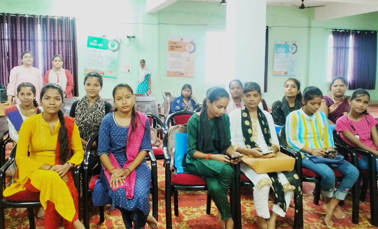 Mahila Panchayat assistant getting ready to eliminate malnutrition