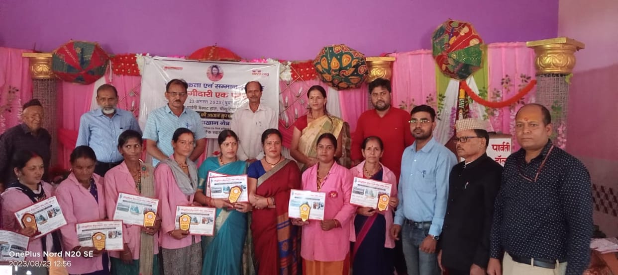 Women and social workers honored for excellent work