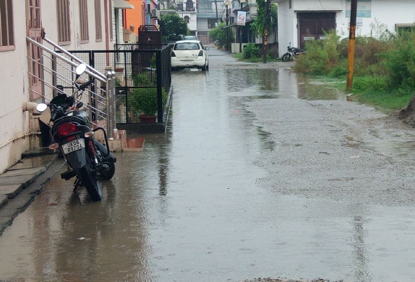 Rain and Flood in rudrapur
