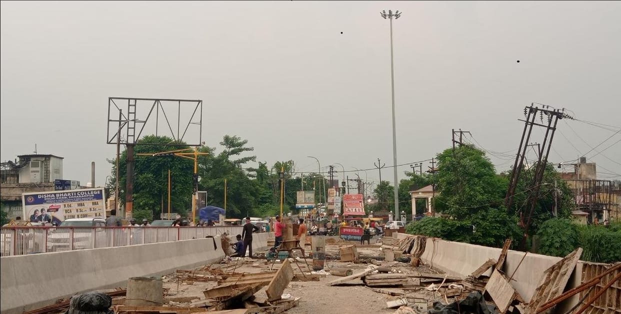 Bridge built on Dhamola river, will get relief from jam