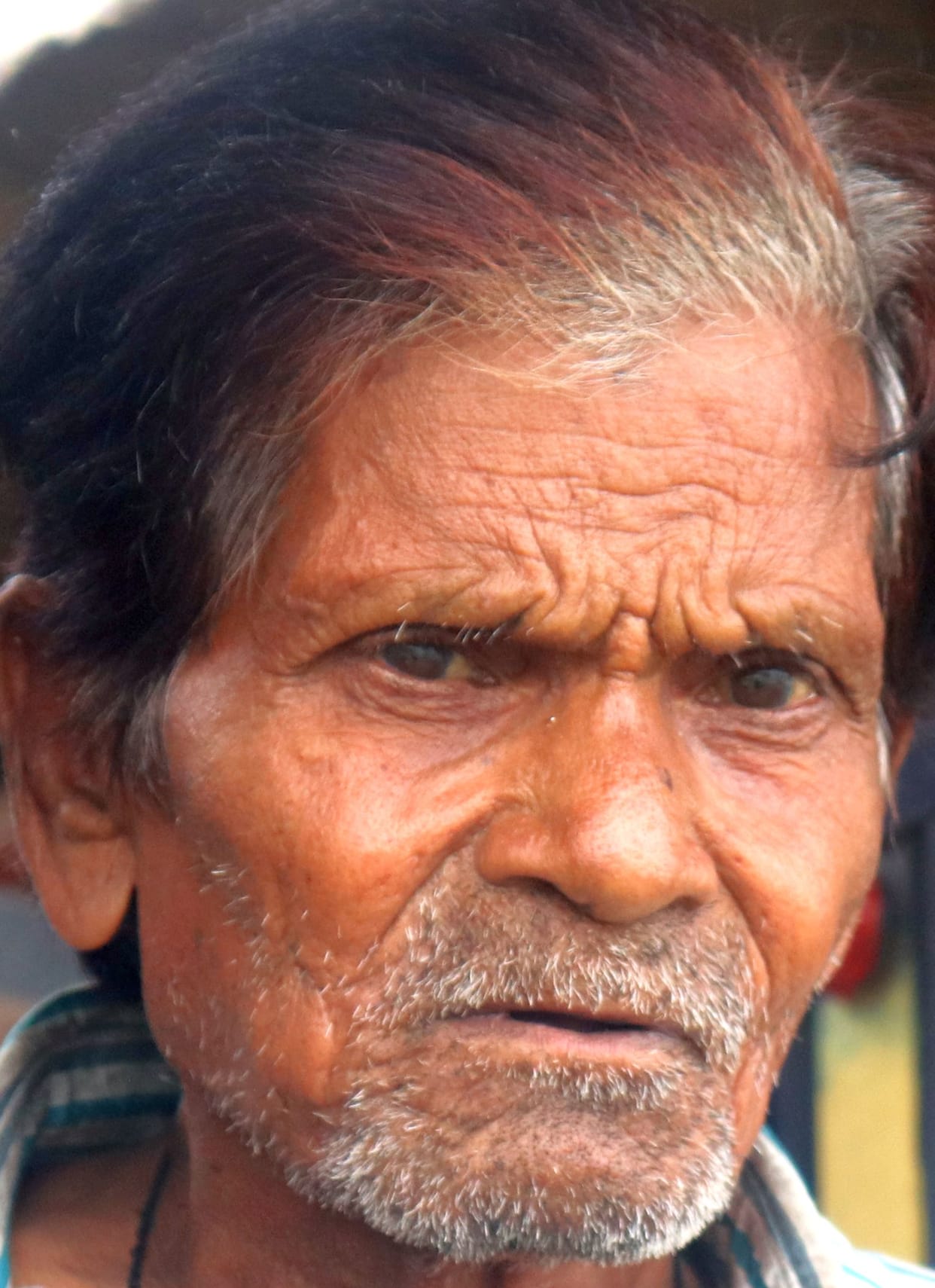 People of Kakrakhurd fled leaving their houses surrounded by water