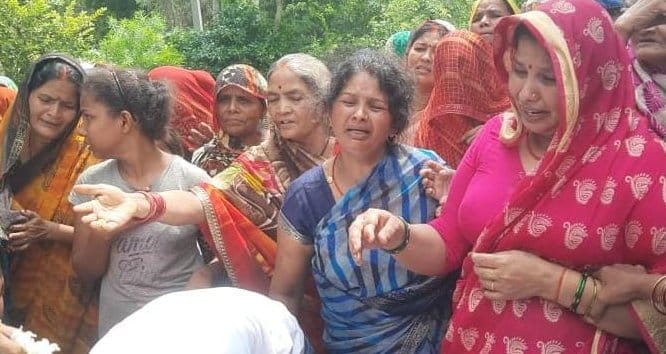 There was chaos as soon as Abhishek's dead body reached home