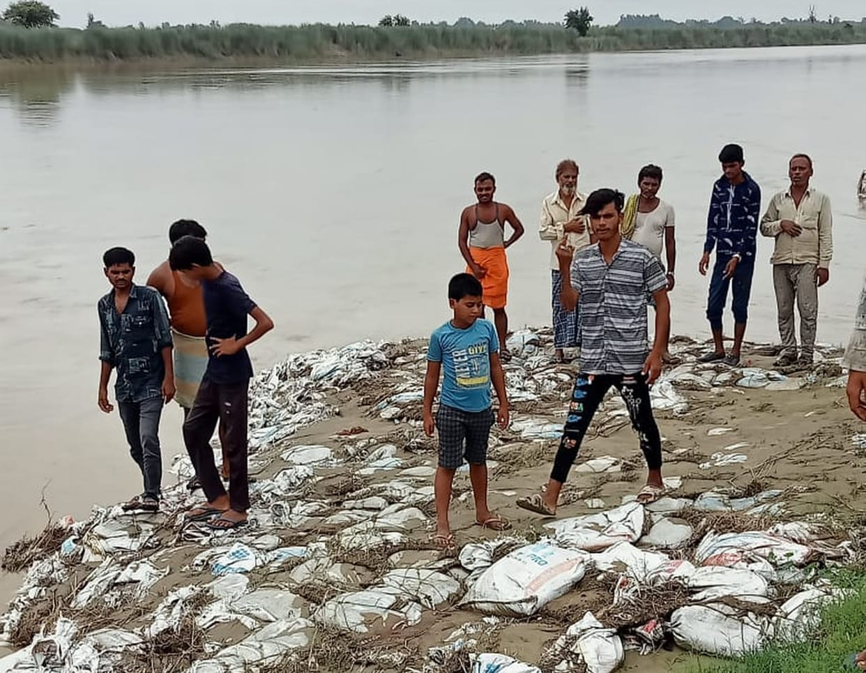 Villagers in fear of erosion of Rapti river