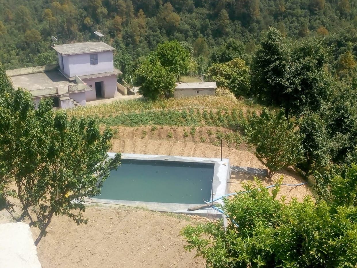 Mansingh of Bhaisarkh converted 10 nali barren land into irrigated land