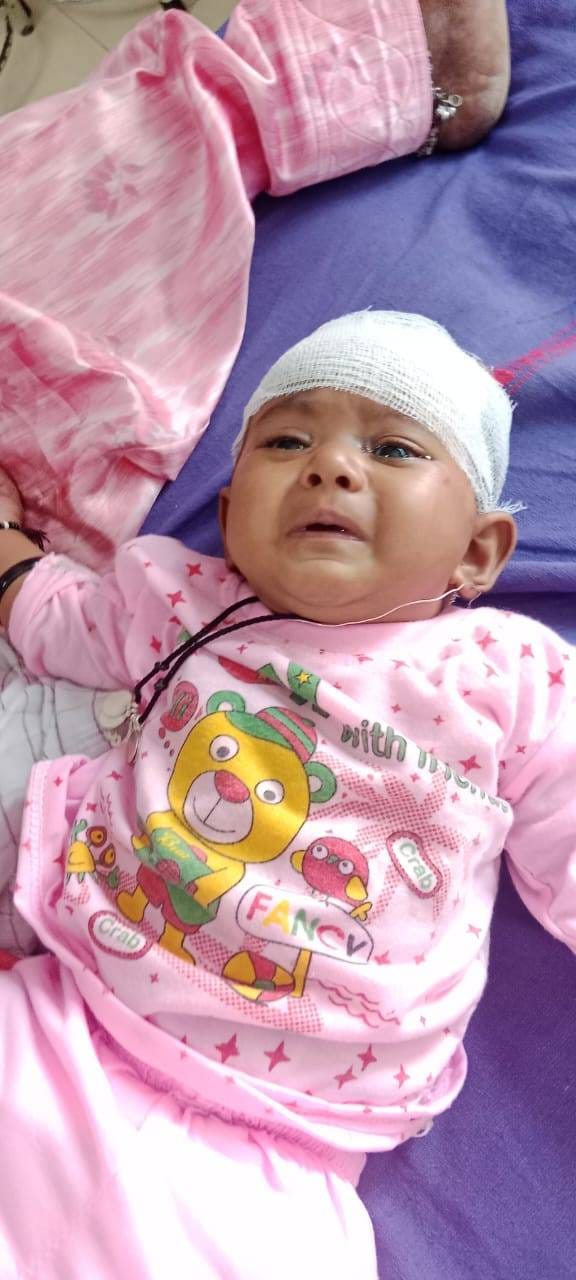 Four including four month old girl injured in roadways bus and bike collision