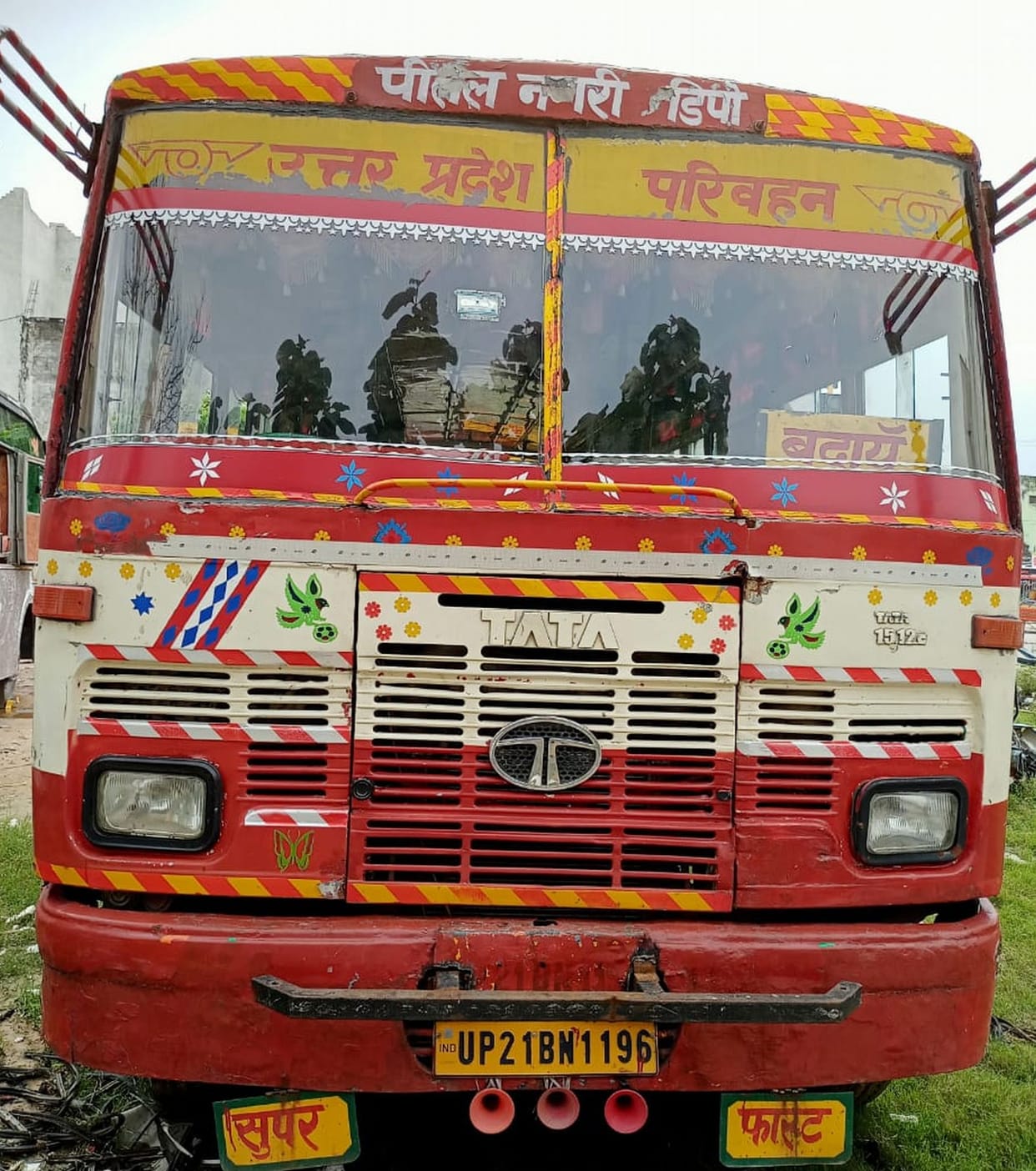 Old woman crushed to death by roadways bus