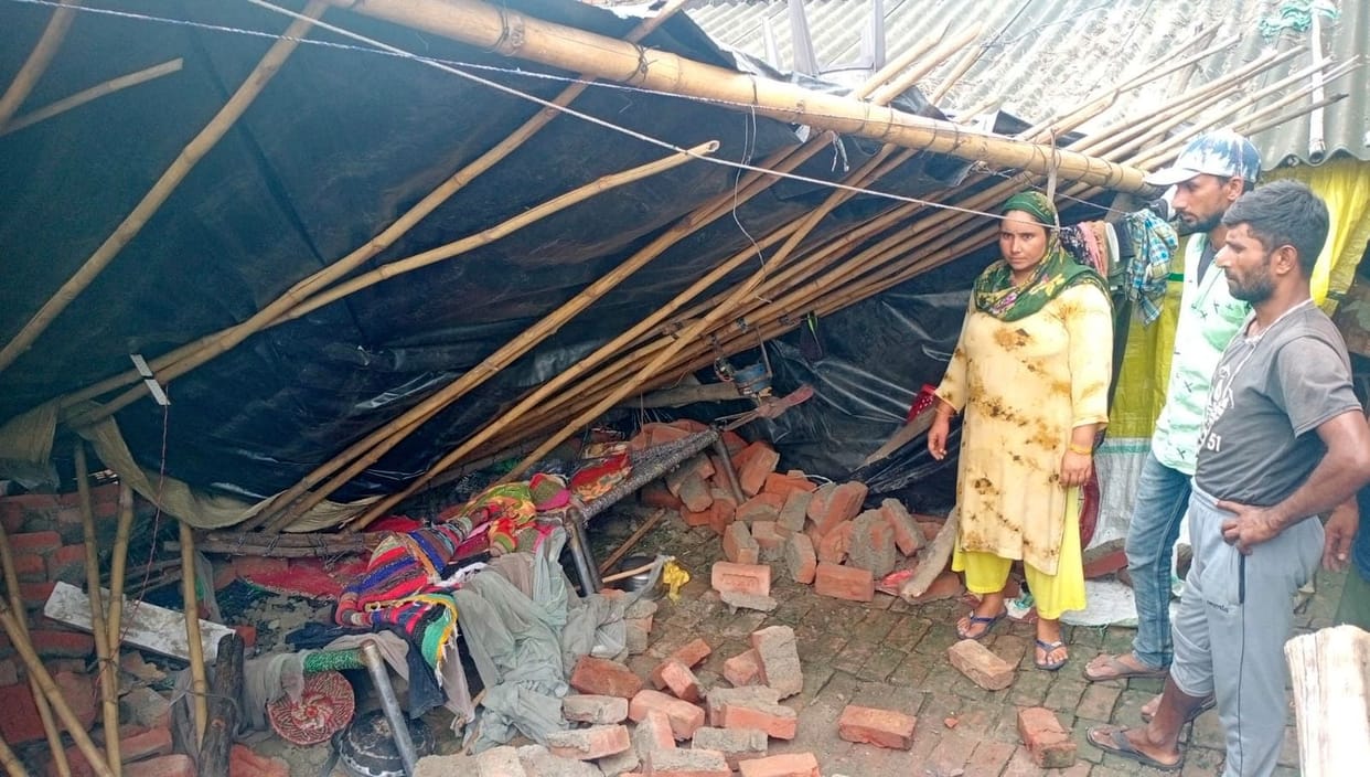 Rain Creates Havoc, Five Injured