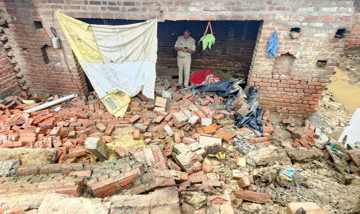 Innocent died due to falling wall