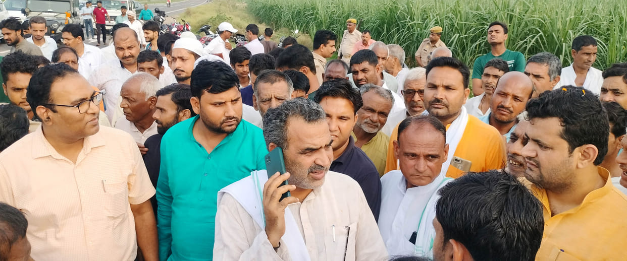 Demand for construction of underpass on Panipat Khatima road in Titavi area
